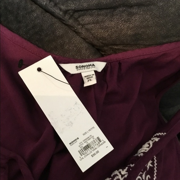 SONOMA Goods for Life Challis Tank Petite large - Picture 6 of 15